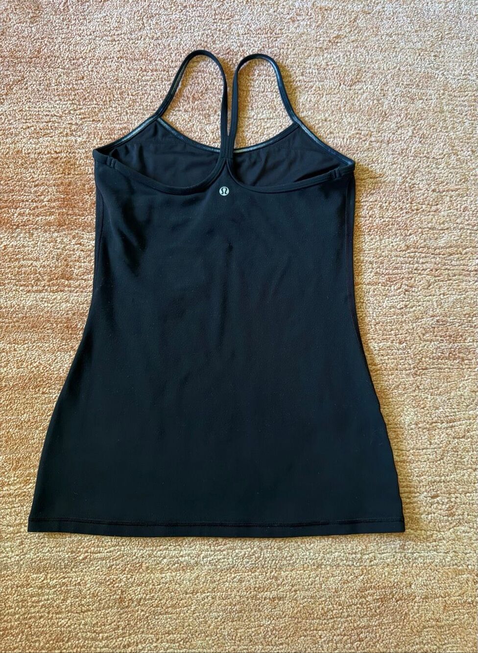 Lululemon Black Built-In Bra Tank Top Size 6